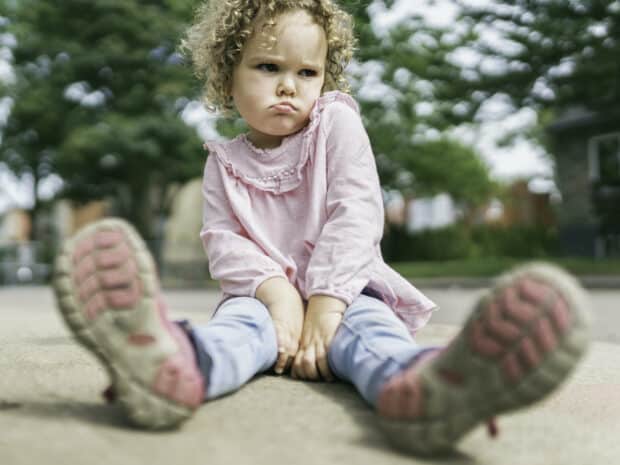 Prurito intimo causa fastidio a una bambina
